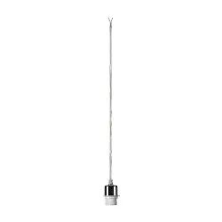 Pendelleuchte FENDA, 150cm, mit offenem Kabel, E27, ohne Schirm, Chrom
