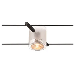 Seilleuchte COMET QR-C51 für TENSEO 12V Niedervolt-Seilsystem, teilsatiniert, Chrom