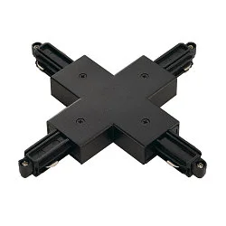 X-Verbinder für 1-Phasen HV-Stromschiene, Aufbauversion, schwarz