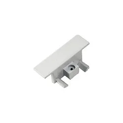 End cap for 1-Phase High Voltage track,integrated version, white, 2 items