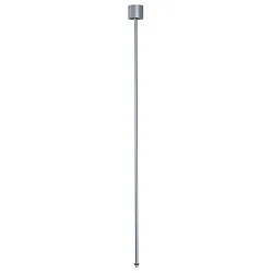 EUTRAC Pendant rod 1,2 m fixed for 3-Phase High voltage Track, silver grey