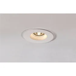 Gips-Einbauleuchte PLASTRA Downlight, GU10, rund, weiß