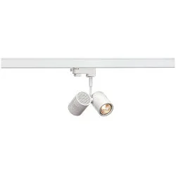 3-Phasen Strahler BIMA 2, 2-flammig, 2x GU10, IP20, inkl. Adapter, weiß