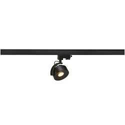 LED 3-Phasen-Strahler KALU TRACK LED PHASE, 13W 3000K 970lm 95°, dimmbar, kardanisch, schwarz, CRi>80