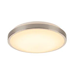 LED Wand- und Deckenleuchte MARONA mit Corona Effekt, 230V, Ø 30cm, 15W 3000K 1200lm 120°, dimmbar, alu gebürstet