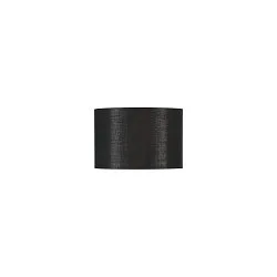 Textil-Schirm FENDA, Zylindrisch, Ø 30cm / Höhe 20cm, Schwarz / Kupfer