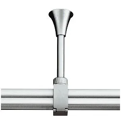 Zubehör für 2-Phasen Stromschiene EASYTEC II® - Deckenabhängung, 10cm, starr, Silbergrau