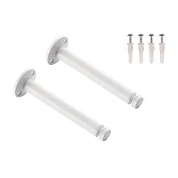 DECKENUMLENKER, für TENSEO Niedervolt-Seilsystem, 2 Stück, weiß