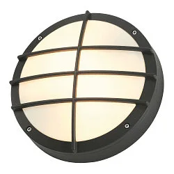 Wandleuchte BULAN GRID, rund, E27, max. 2x25W, weiß