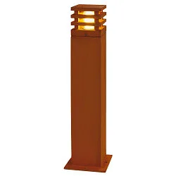Outdoor Stehleuchte RUSTY® SQUARE 70, IP55, E27 TC-DSE max. 11W, FeCSi-Stahl gerostet, 70cm