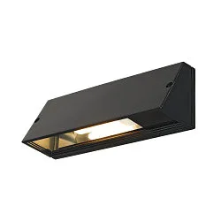 Wandleuchte PEMA® TC-(D,H,T,Q)SE, IP65, Trapez, E27 max. 15W, durchverdrahtet, schwarz