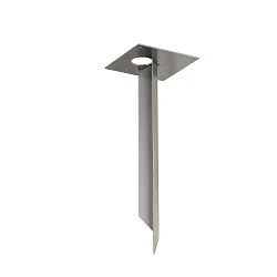 Erdspieß für Outdoor Stehleuchten ARROCK SLOT / ARROCK STONE, 17 x 17 x 48.5cm, Stahl verzinkt