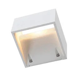 LED Außenwandleuchte LOGS WALL, IP65 IK04, Up/Down, indirekt, Aluminium, 9.5W 3000K 800lm, weiß