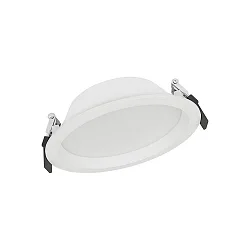 LED Recessed luminaire DOWNLIGHT ALU, Ø 16cm, 14W 3000K 1190lm 100°