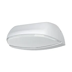 LED Außenwandleuchte ENDURA® STYLE WIDE, IP44, 12W 3000K 530lm 115°, Allu-Druckguss / PC, Weiß