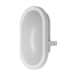 LED Aufbauleuchte BULKHEAD, IP54 IK06, oval, 11W 4000K 8400lm 120°, PC / ABS-Abdeckung, Weiß