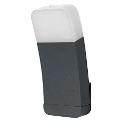 LED Außenwandleuchte SMART+ WIFI CURVE WALL RGB+W, IP44 IK03, 10W RGB+3000K 550lm 230°, dunkelgrau
