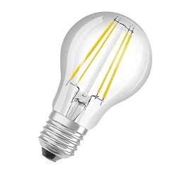 LED Birnen-Filamentlampe CLASSIC A60 EE-CLASS A S CL, E27, 4W 3000K 840lm 300°, schaltbar, klar