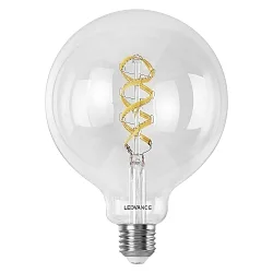 LED Filament-Globelampe SMART+WIFI G125 R40 RGBTW, E27, 4.8W RGB + 2700-6500K (Tunable White) 470lm 320°, klar
