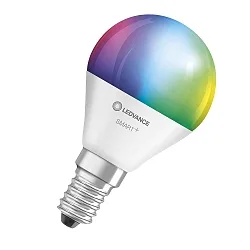 LED Tropfenlampe SMART+ MINI BULB R39 RGBW FR, 230V, E14, 4.9W RGB + 2000-6500K (Tunable White) 470lm 180°, matt