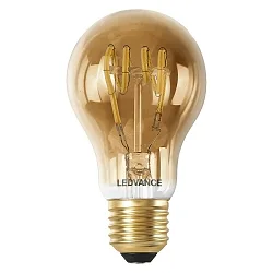 LED Filament-Birnenlampe SMART+ WiFi CLASSIC A60 TW GD, E27, 6W 2200-5000K (Tunable White) 470lm 320°, dimmbar, Goldglas klar