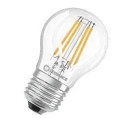 LED Filamentlampe CLASSIC P DIM CRI97 S 4.2W 927 FIL CL Birnenform E27