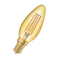 Filamentlampe Vintage 1906® LED 35 B10,5 4 W/2400 K Kerze E14
