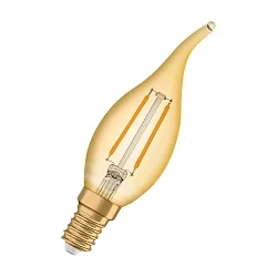 Filamentlampe Vintage 1906® LED 12 BA11 1.5W/2400K  E14