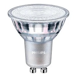 LED Reflektorlampe MASTER LEDspot VALUE PAR16 DIM, GU10, 3.7W 2700K 355lm 700cd 36°, CRi>90, dimmbar, Glas