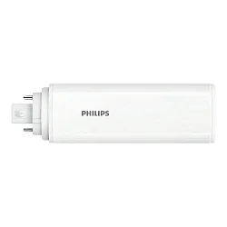 LED Kompakt-Leuchtmittel CorePro LED PLT HF, 4P, EVG, GX24q-3, 9W 3000K 990lm 120°, PC schlagfest, matt