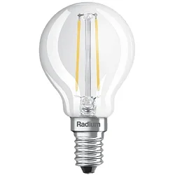 LED Filament Tropfenform ESSENCE DROP D25 827/C, E14, 2.2W 2700K 250lm 330°, schaltbar, klar