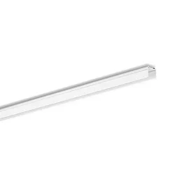 Aluminium U-Profil (Aufbau) MEDIUM U 27/25.9/B2C2, für 2 LED Strips, Länge 200cm, weiß RAL9016