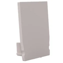 Endkappe für Profil + Cover S, Endcap SMALL U-Profil 17.3/24.7, grau