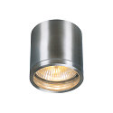 SLV Outdoor Deckenleuchte ROX CEILING OUT, QPAR11, IP44, GU10 max. 50W, Alu geb�rstet