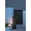 SLV SQUARE POLE 30 Outdoor Floor lamp, stainless steel 304, max. 20W