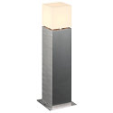 Outdoor Stehleuchte SQUARE POLE 60, H�he 60cm, IP44, E27 max. 20W, Edelstahl 304