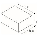 LED Wandleuchte SHELL 30, 54W, 3000K, Wei�
