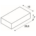SLV LED Wandleuchte SHELL 30, 54W, 3000K, Wei�
