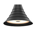 SLV Premium-LED Pendelleuchte BATO 45 PD, � 45cm, 30W 2700K 1450lm 100�, TRIAC dimmbar, Schwarz