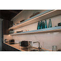 SLV GRAZIA 10 LED Aufbauprofil, Flach, Gerillt, 200cm, Wei�