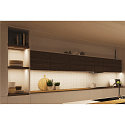 SLV GRAZIA 10 LED Surface profile, flat, ribbed, 200cm, black