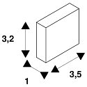 SLV GRAZIA 20 Endcaps for GRAZIA Surface profile standard, 2 items, flat design, alu
