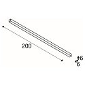 SLV Premium-LED Deckenleuchte Q-LINE CL, f�r BAP, 200cm, 85W, dimmbar, 3000K, wei�