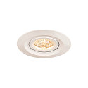 Outdoor LED Einbau-Strahler KINI, IP65 IK02, � 10.8cm, 12W 3000K 850lm 60�, dimmbar, schwenkbar, wei�