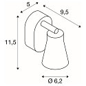 Wand- und Deckenleuchte AVO QUAD QPAR51, 4-flammig 4x GU10, dreh- und neigbar, Schwarz