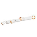 SLV Wall and Ceiling luminaire AVO QUAD, 4 flame, white, GU10 QPAR51, max. 4x 50W