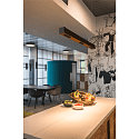 SLV Premium LED Pendant luminaire Q-LINE PD, 100cm, for BAP, 45W, TRIAC dimmable, white, 3000K 2100lm