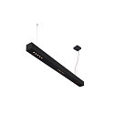 Premium-LED Pendelleuchte Q-LINE PD, 100cm, f�r BAP, 45W, TRIAC dimmbar, Schwarz, 3000K 2100lm