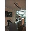 SLV Premium-LED Pendelleuchte Q-LINE PD, 200cm, f�r BAP, 85W, TRIAC dimmbar, Schwarz, 3000K 4200lm