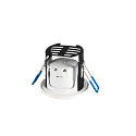 SLV KAMUELA ECO Brandschutz LED Deckeneinbauleuchte, IP65/20, IK02, � 8.8cm, 6.5W 3000K 400lm 38�, dimmbar, Wei�